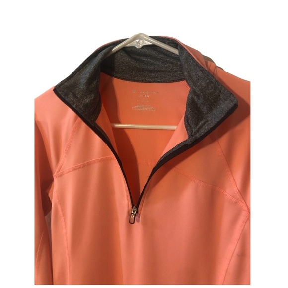 Coral Tek Gear Pullover Dry Tek 1/4Zip  Activewear Athleisure Running Layering S - Picture 4 of 11